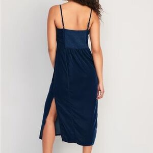Old Navy Velvet Midi Slip Dress